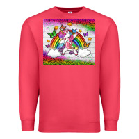 Cardinal LGBTQ Dabbbing Unicorn And Rainbow Tumbler Premium Sweatshirt - BundleAndBundleShop