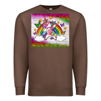 Chestnut LGBTQ Dabbbing Unicorn And Rainbow Tumbler Premium Sweatshirt - BundleAndBundleShop