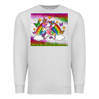 Dove Grey LGBTQ Dabbbing Unicorn And Rainbow Tumbler Premium Sweatshirt - BundleAndBundleShop