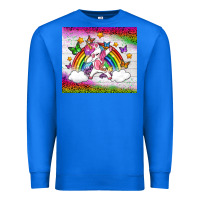 True Royal LGBTQ Dabbbing Unicorn And Rainbow Tumbler Premium Sweatshirt - BundleAndBundleShop
