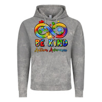 Cloud Rock be kind autism awareness infinity symbol Vintage Hoodie - LillyAllenDesigns