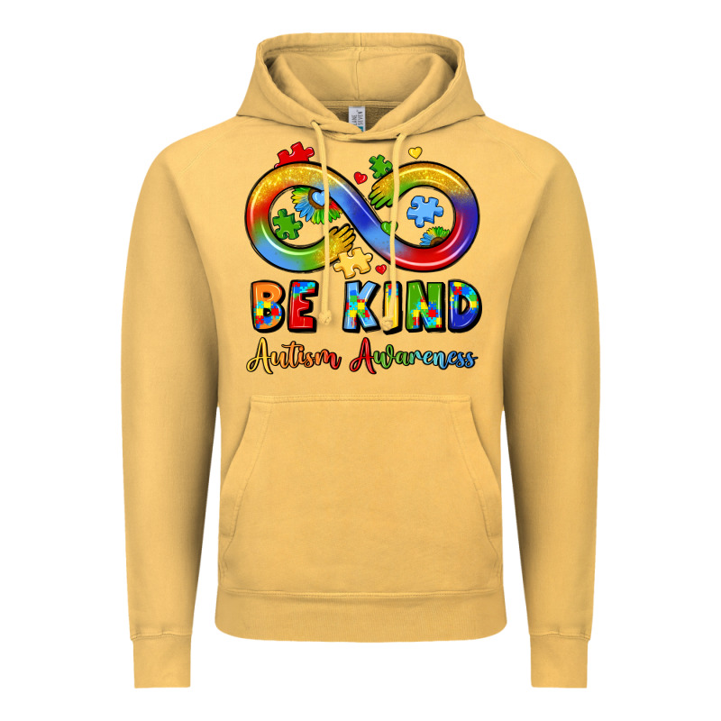 Be Kind Autism Awareness Infinity Symbol Vintage Hoodie by LillyAllenDesigns | Teevron