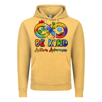 Vintage Mustard be kind autism awareness infinity symbol Vintage Hoodie - LillyAllenDesigns