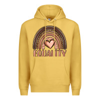 Antique Gold equality melanin rainbow Premium Hoodie - OliviaCreatesArt