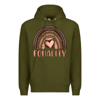 Army Green equality melanin rainbow Premium Hoodie - OliviaCreatesArt