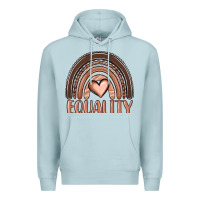 Blue Mist equality melanin rainbow Premium Hoodie - OliviaCreatesArt