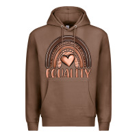 Chestnut equality melanin rainbow Premium Hoodie - OliviaCreatesArt