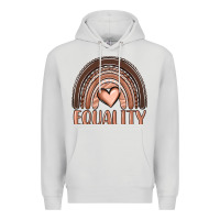 Dove Grey equality melanin rainbow Premium Hoodie - OliviaCreatesArt