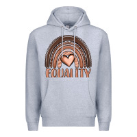 Heather Grey equality melanin rainbow Premium Hoodie - OliviaCreatesArt