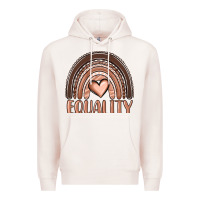 Pale Pink equality melanin rainbow Premium Hoodie - OliviaCreatesArt