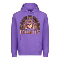 Purple equality melanin rainbow Premium Hoodie - OliviaCreatesArt