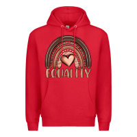 Red equality melanin rainbow Premium Hoodie - OliviaCreatesArt