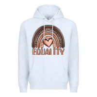 White equality melanin rainbow Premium Hoodie - OliviaCreatesArt