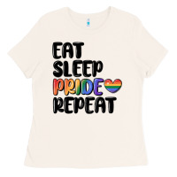Bone eat sleep pride repeat Ladies Tee - MaliasSmallBusiness