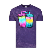 Cloud Purple loaded tea Vintage Tee - JahusDesignShop