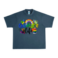 Midnight Navy Childcare Life Urban Heavy Tee - LillyAllenDesigns