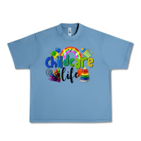 Pebble Blue Childcare Life Urban Heavy Tee - LillyAllenDesigns