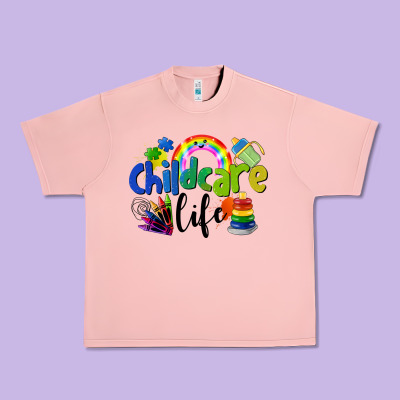 Childcare Life Urban Heavy Tee Designed By Lillyallendesigns