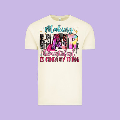 Making Hair Beautiful Is Kinda My Thing Vintage Tee Designed By Lillyallendesigns