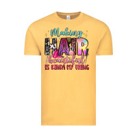 Vintage Mustard making hair beautiful is kinda my thing Vintage Tee - LillyAllenDesigns