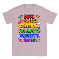 Lilac love respect freedom tolerance equality pride Classic Tee - LillyAllenDesigns