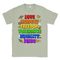 Matcha love respect freedom tolerance equality pride Classic Tee - LillyAllenDesigns