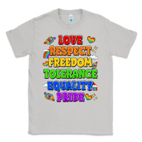 Moon Dust love respect freedom tolerance equality pride Classic Tee - LillyAllenDesigns