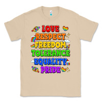 Mushroom love respect freedom tolerance equality pride Classic Tee - LillyAllenDesigns