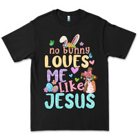 Black no bunny loves me like jesus Premium Tee - MaliasSmallBusiness