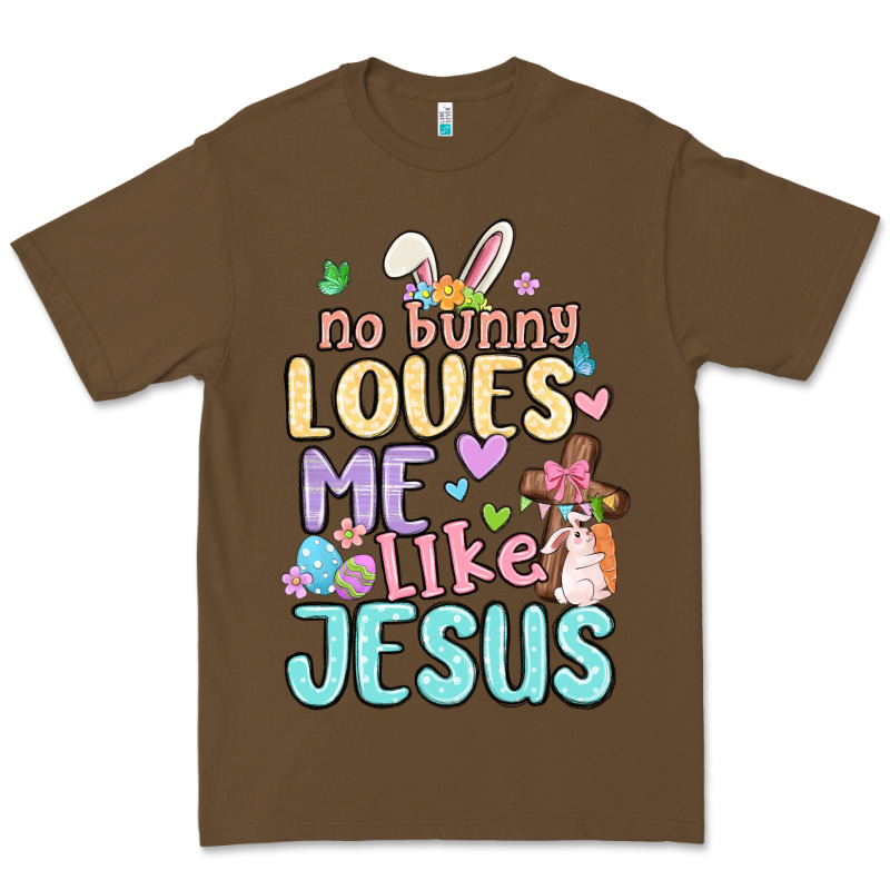 No Bunny Loves Me Like Jesus Premium Tee by MaliasSmallBusiness | Teevron