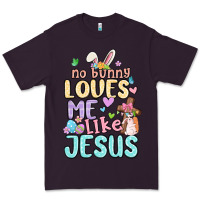 Plum no bunny loves me like jesus Premium Tee - MaliasSmallBusiness