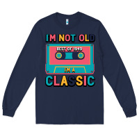 Navy I'm Not Old Best Old Best Of 1949 I'M A Classic Long Sleeve Tee - Bettercallsaul