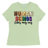 Matcha human beings colors may vary Ladies Tee - MaliasSmallBusiness