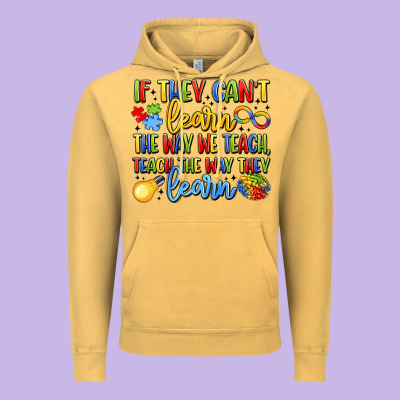 If They Can't Learn The Way We Teach Teach The  Wa Vintage Hoodie Designed By Lillyallendesigns