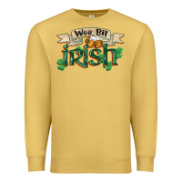 Antique Gold wee bit irish st patrick's day Premium Sweatshirt - FaDigitalArtStudio
