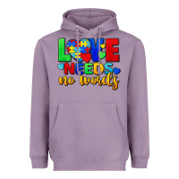 Lavender love needs no words Heavyweight Hoodie - FaDigitalArtStudio