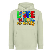 Matcha love needs no words Heavyweight Hoodie - FaDigitalArtStudio