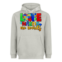 Moon Dust love needs no words Heavyweight Hoodie - FaDigitalArtStudio