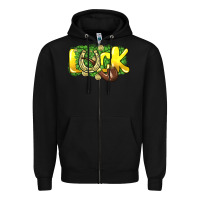 Black Love St. Patrick's Day Zipper Hoodie - HowdyJamesFarm