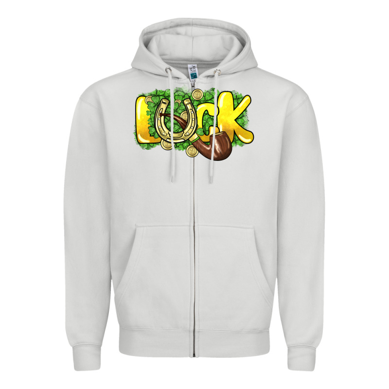 Love St. Patrick's Day Zipper Hoodie by HowdyJamesFarm | Teevron