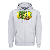 Heather Grey Love St. Patrick's Day Zipper Hoodie - HowdyJamesFarm