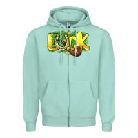 Seafoam Love St. Patrick's Day Zipper Hoodie - HowdyJamesFarm
