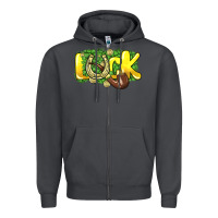 Smoke Love St. Patrick's Day Zipper Hoodie - HowdyJamesFarm