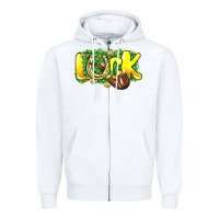 White Love St. Patrick's Day Zipper Hoodie - HowdyJamesFarm