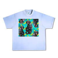 Grape Ice Chimpanzee And Banana Urban Heavy Tee - LillyAllenDesigns