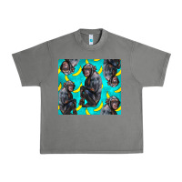 Tornado Chimpanzee And Banana Urban Heavy Tee - LillyAllenDesigns