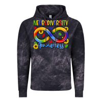 Cloud Black neurodiversity awareness Vintage Hoodie - LillyAllenDesigns