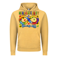 Vintage Mustard neurodiversity awareness Vintage Hoodie - LillyAllenDesigns