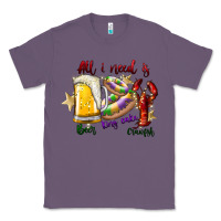 Lavender all i need is beer king cake crawfish Classic Tee - SublimationCraftShop