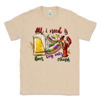 Mushroom all i need is beer king cake crawfish Classic Tee - SublimationCraftShop